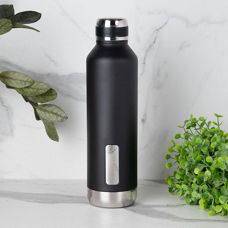 Bottle - Bristo Sip Hot & Cold Thermos Water Bottle (Black) - 750 ML