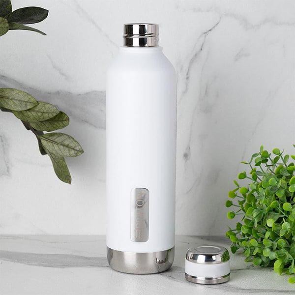 Bottle - Bristo Sip Hot & Cold Thermos Water Bottle (White) - 750 ML