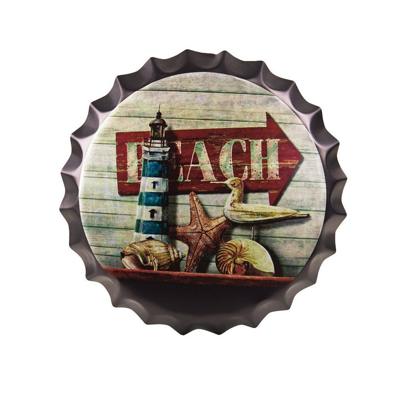 Buy Beach Shell Bottle Cap Wall Accent Wall Accents from Vaaree