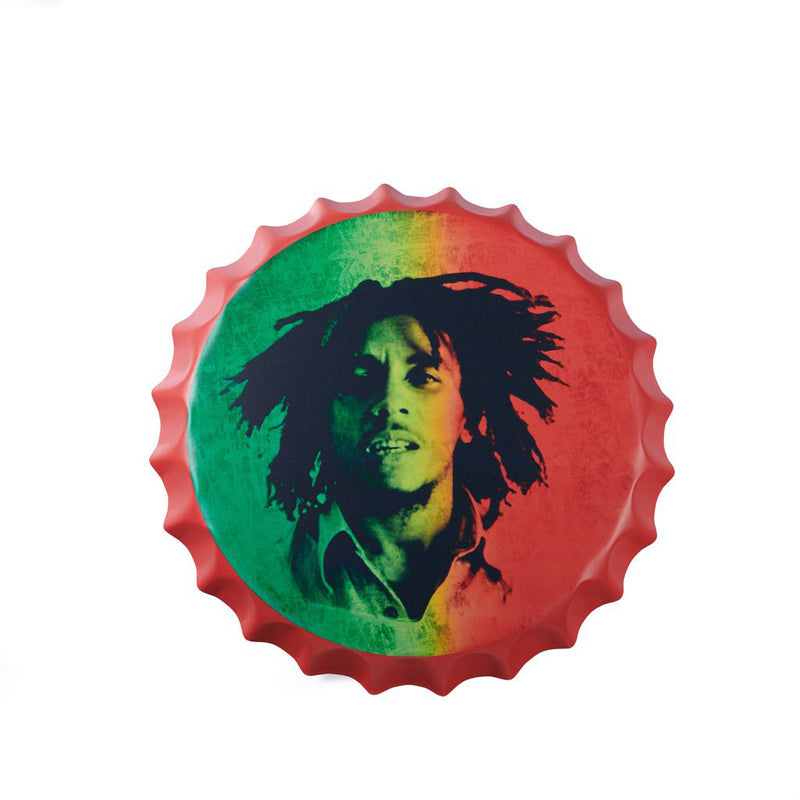 Buy Bob Marley Bottle Cap Wall Accent Wall Accents from Vaaree