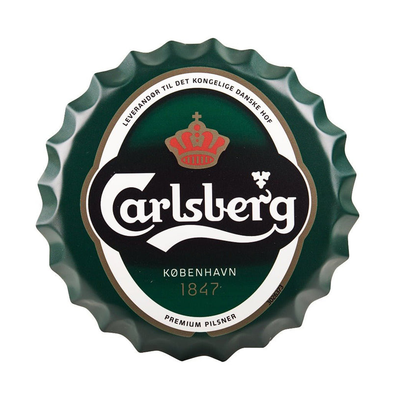 Buy Carlsberg 1847 Bottle Cap Wall Accent Wall Accents from Vaaree