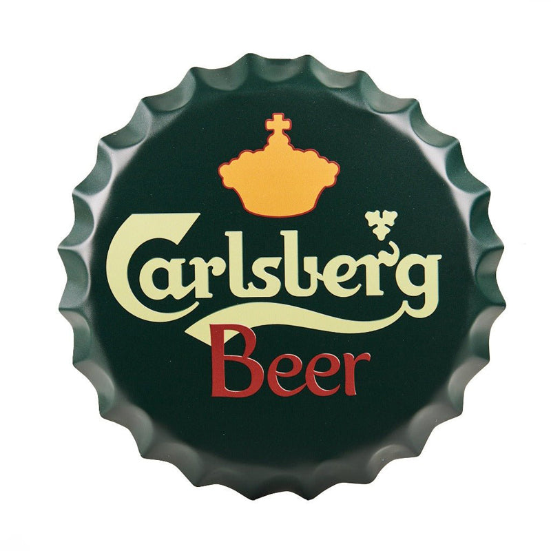 Buy Carlsberg Beer Bottle Cap Wall Accent Wall Accents from Vaaree