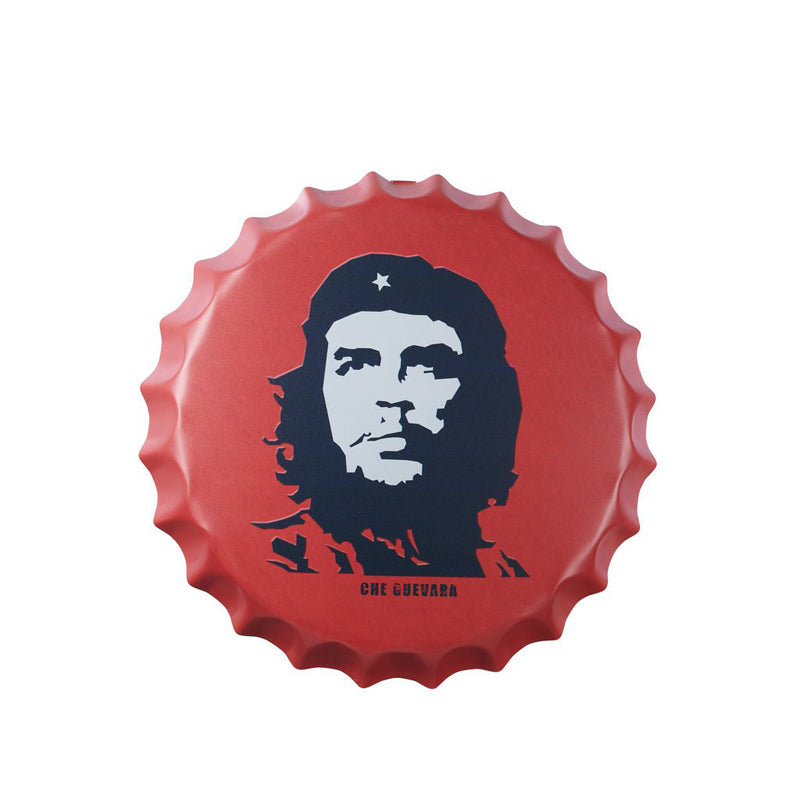 Buy Che Guevara Red Bottle Cap Wall Accent Wall Accents from Vaaree