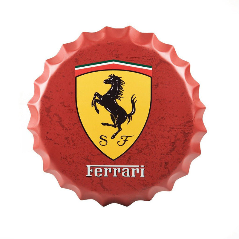 Buy Ferrari Bottle Cap Wall Accent Wall Accents from Vaaree