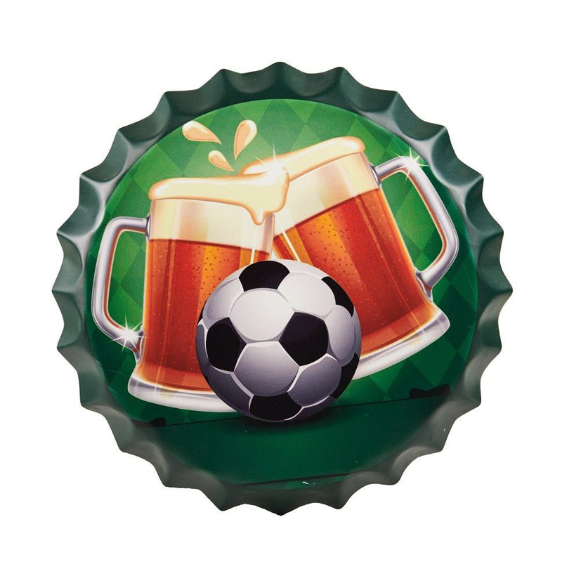 Buy Football Beer Bottle Cap Wall Accent Wall Accents from Vaaree