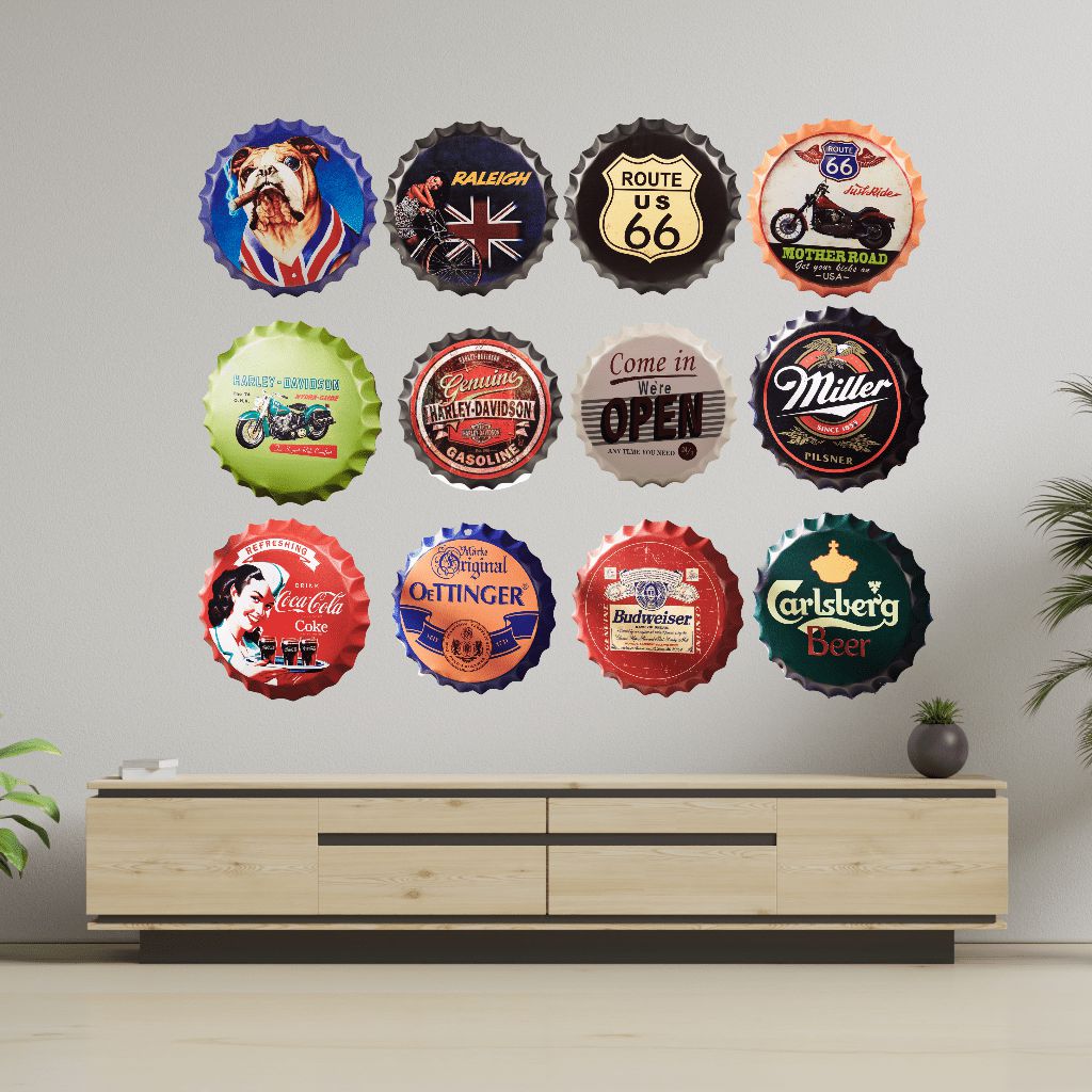 Buy Hastala Chinese Bottle Cap Wall Accent Wall Accents from Vaaree