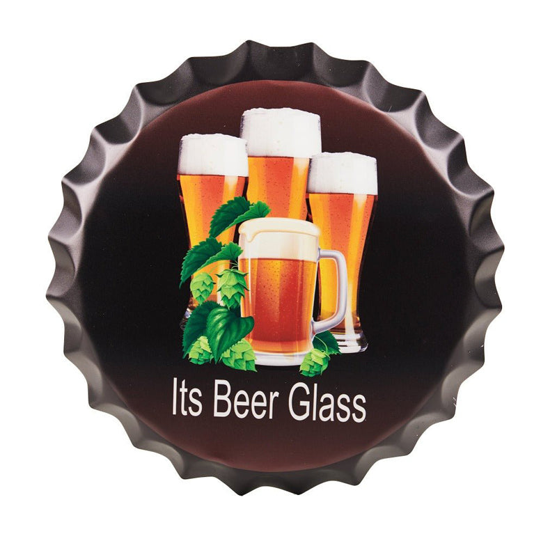 Buy Its Beer Glass Bottle Cap Wall Accent Wall Accents from Vaaree