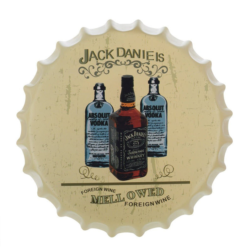 Buy Jack Daniels Mellowed Bottle Cap Wall Accent Wall Accents from Vaaree