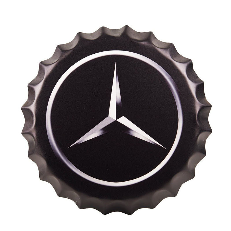 Buy Mercedes Bottle Cap Wall Accent Wall Accents from Vaaree