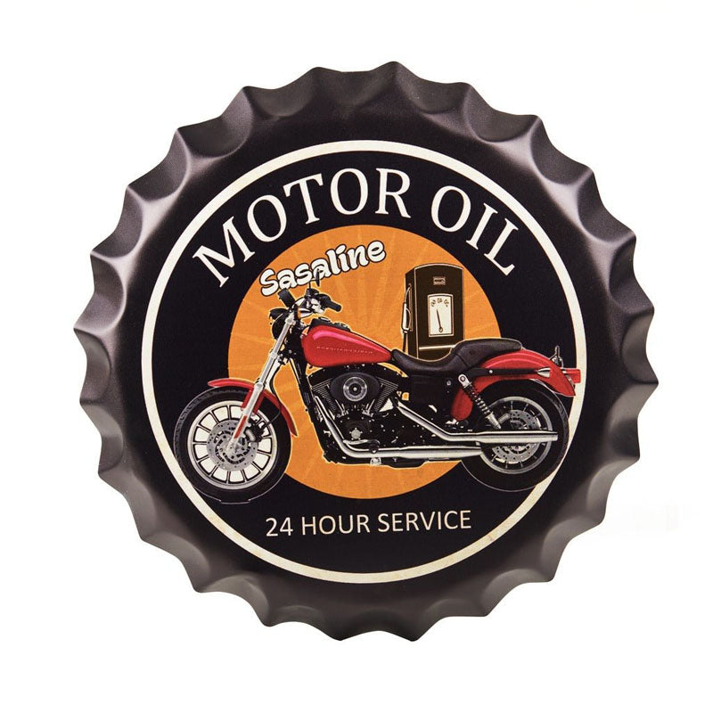 Buy Motor Oil Sasaline Bottle Cap Wall Accent Wall Accents from Vaaree