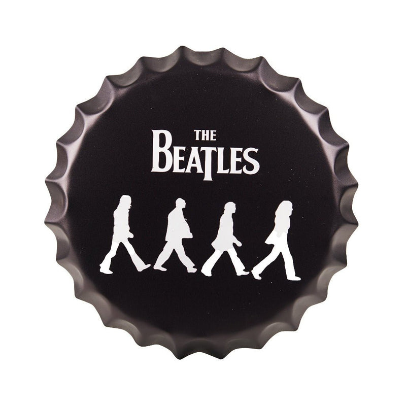 Buy The Beatles Bottle Cap Wall Accent Wall Accents from Vaaree