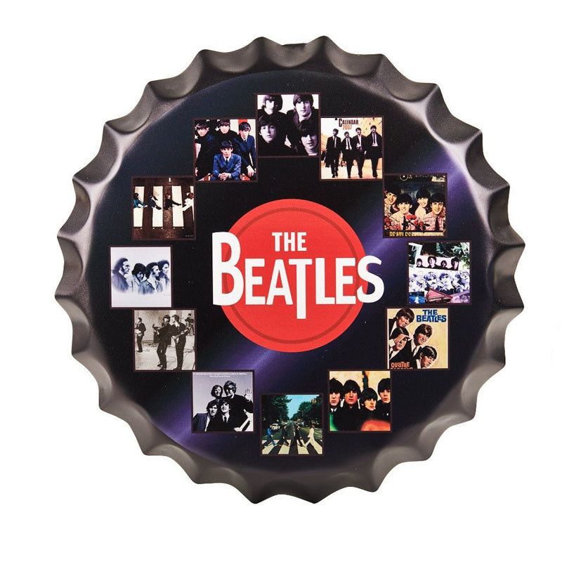 Buy The Beatles Cd Bottle Cap Wall Accent Wall Accents from Vaaree