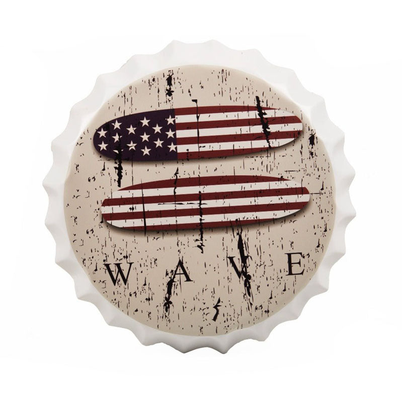 Buy Wave Board Bottle Cap Wall Accent Wall Accents from Vaaree