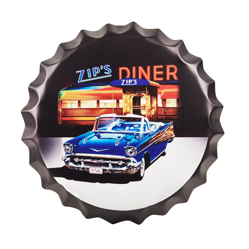 Buy Zip'S Diner Bottle Cap Wall Accent Wall Accents from Vaaree