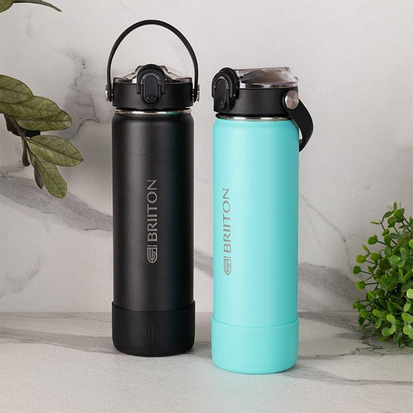 Buy Dream Drip 750 ML Bottle (Black & Sky Blue) - Set Of Two Bottle from Vaaree