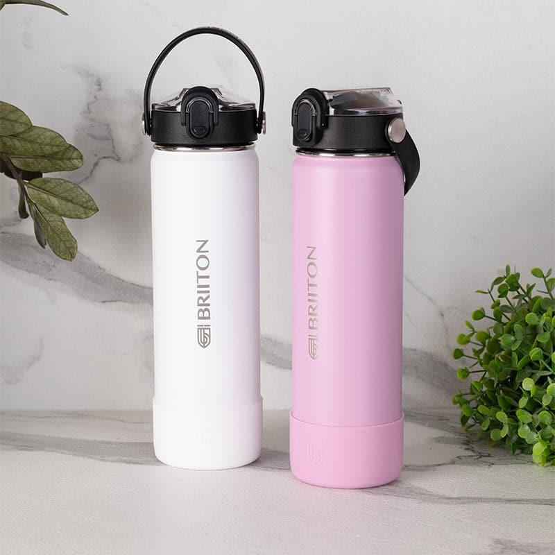 Buy Dream Drip 750 ML Bottle (White & Pink) - Set Of Two Bottle from Vaaree