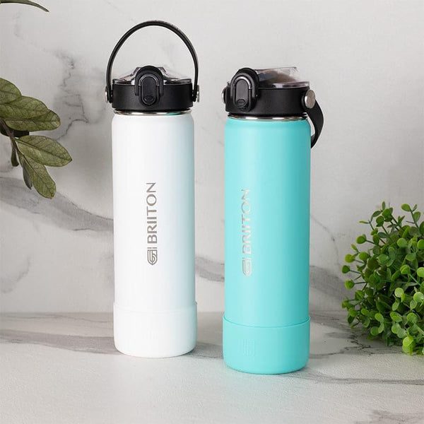 Buy Dream Drip 750 ML Bottle (White & Sky Blue) - Set Of Two Bottle from Vaaree