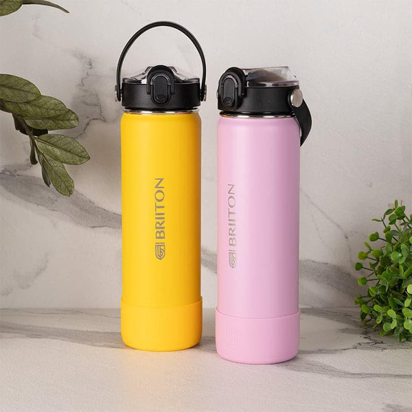 Buy Dream Drip 750 ML Bottle (Yellow & Pink) - Set Of Two Bottle from Vaaree