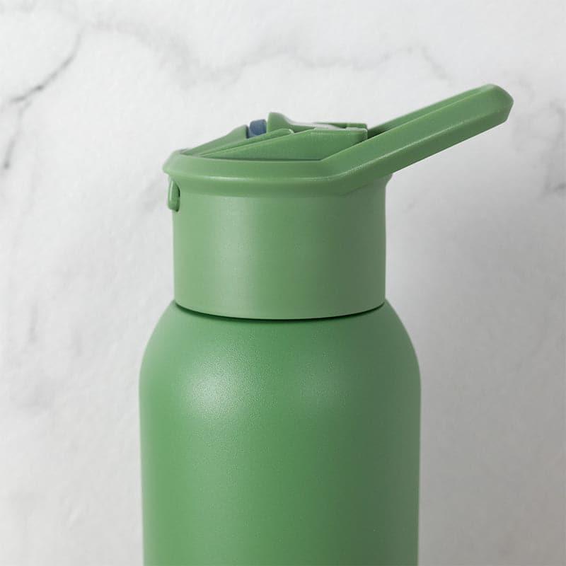 Bottle - Drinko Fantasia Hot & Cold Thermos Water Bottle (Green) - 630 ML