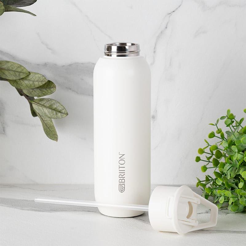 Buy Drinko Fantasia Hot & Cold Thermos Water Bottle (White) - 630 ML Bottle from Vaaree