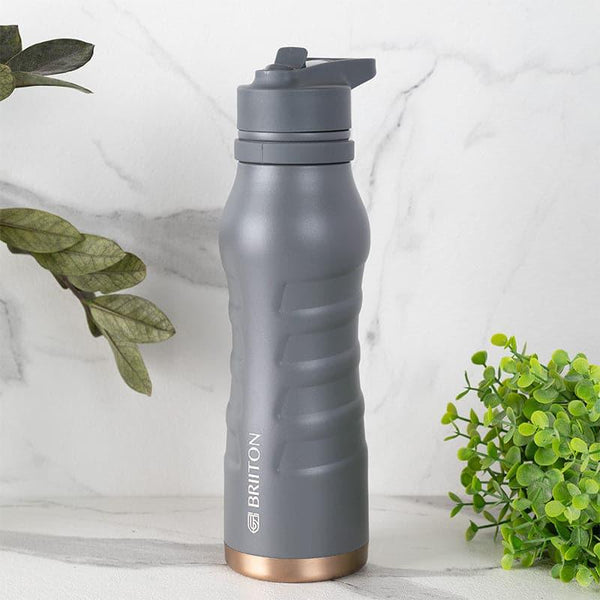 Buy Epiquencher Hot & Cold Thermos Water Bottle (Grey) - 750 ML Bottle from Vaaree