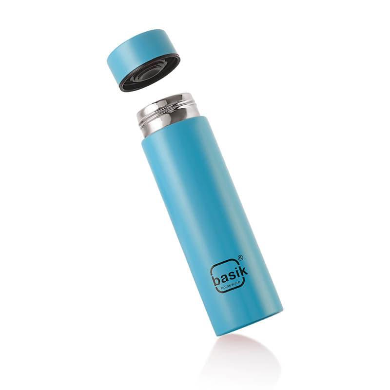 Buy Evara Stainless Steel Bottle (Blue) - 330 ML Bottle from Vaaree