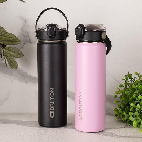 Buy Fizz Fantasia 750 ML Bottle (Black & Pink) - Set Of Two Bottle from Vaaree