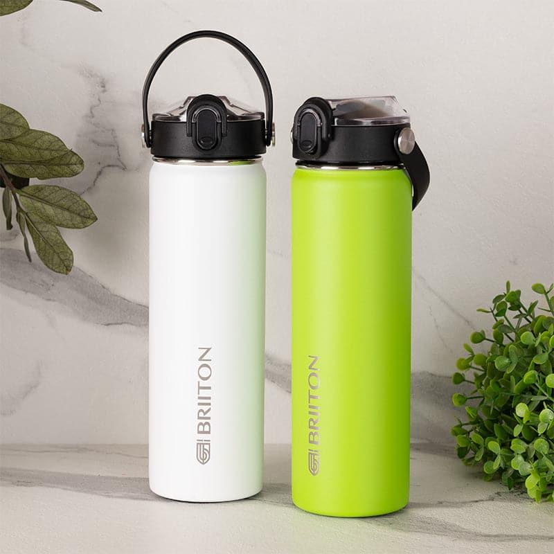 Buy Fizz Fantasia 750 ML Bottle (White & Green) - Set Of Two Bottle from Vaaree