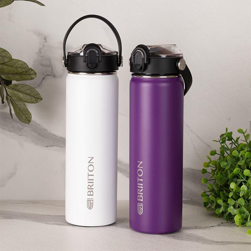 Buy Fizz Fantasia 750 ML Bottle (White & Purple) - Set Of Two Bottle from Vaaree