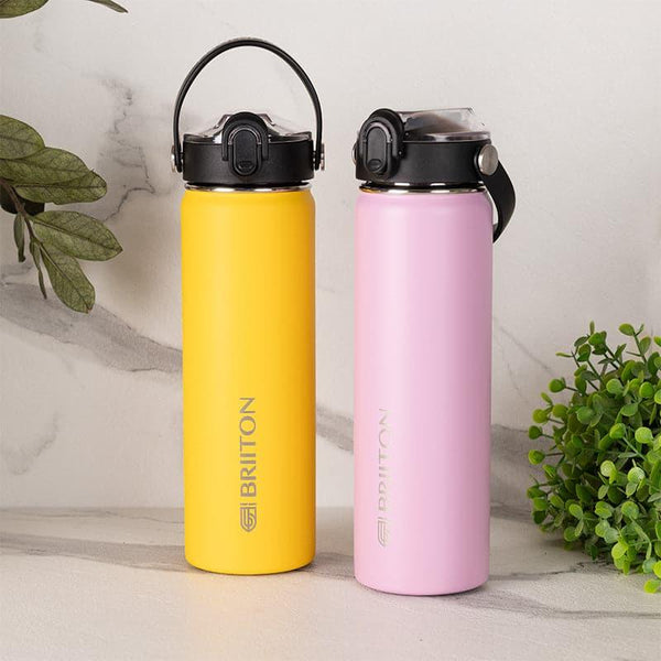 Buy Fizz Fantasia 750 ML Bottle (Yellow & Pink) - Set Of Two Bottle from Vaaree