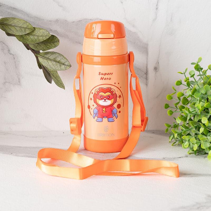 Buy Funtura Hugo Water Bottle (Orange) - 350 ML Bottle from Vaaree