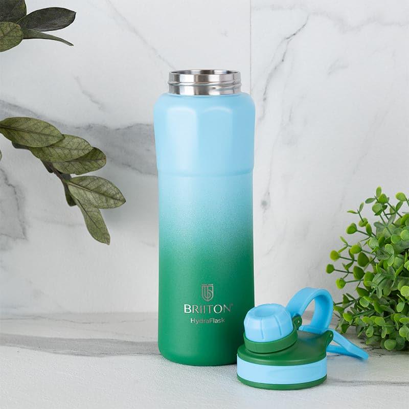 Buy Gleam Craft 800 ML Hot & Cold Thermos Water Bottle (Green & Blue) - Set Of Two Bottle from Vaaree