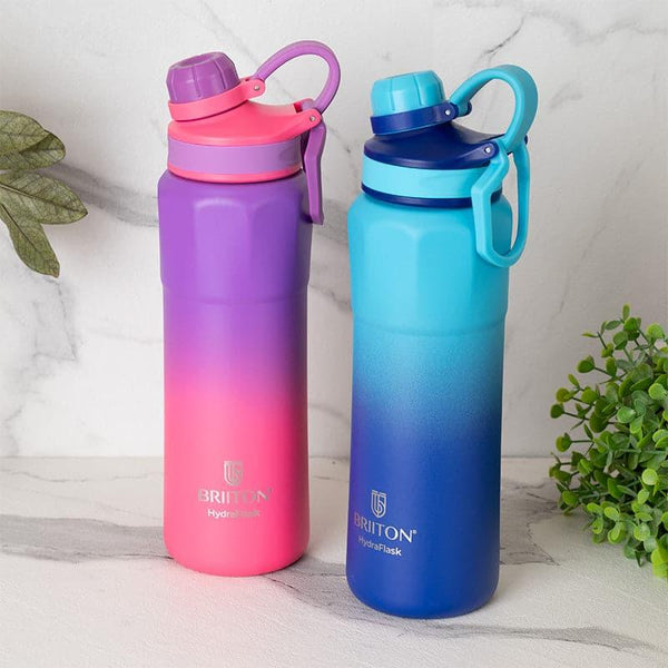 Buy Bottle - Gleam Craft 800 ML Hot & Cold Thermos Water Bottle (Pink & Blue) - Set Of Two at Vaaree online