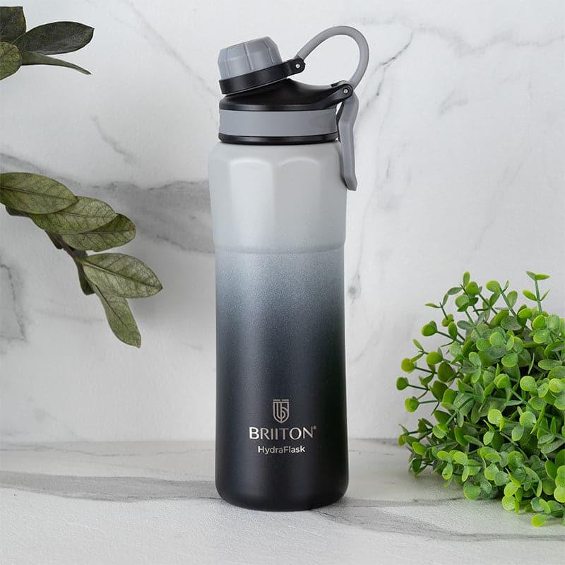 Buy Gleam Craft Hot & Cold Thermos Water Bottle (Black & Grey) - 800 ML Bottle from Vaaree