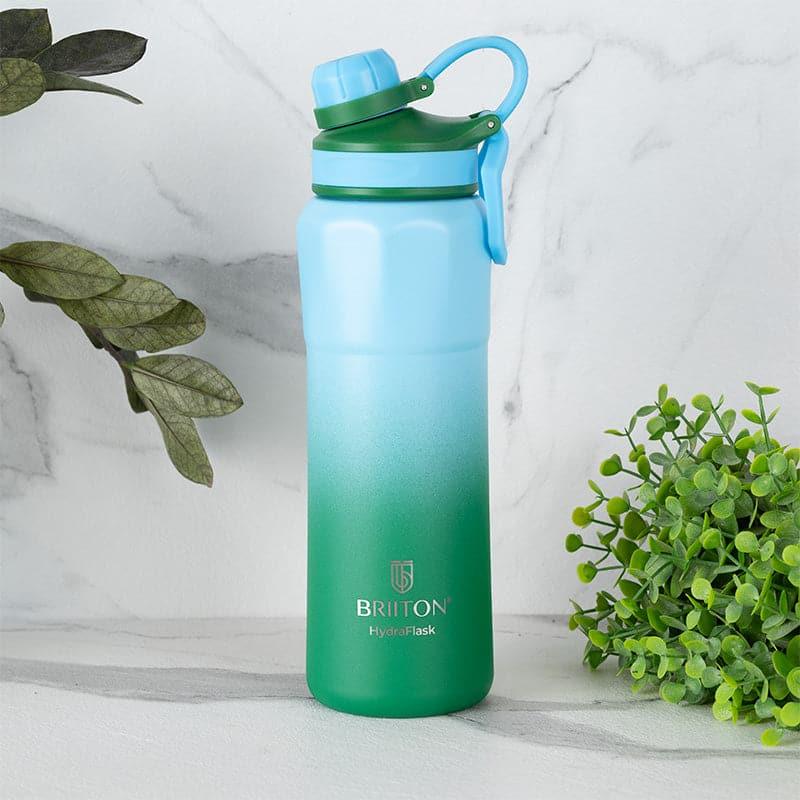 Buy Gleam Craft Hot & Cold Thermos Water Bottle (Green & Light Blue) - 800 ML Bottle from Vaaree