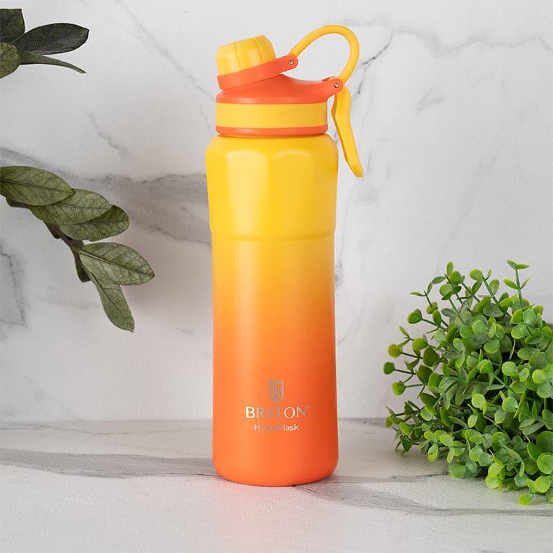 Buy Gleam Craft Hot & Cold Thermos Water Bottle (Yellow & Orange) - 800 ML Bottle from Vaaree