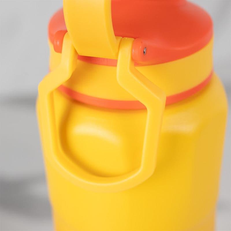 Bottle - Gleam Craft Hot & Cold Thermos Water Bottle (Yellow & Orange) - 800 ML