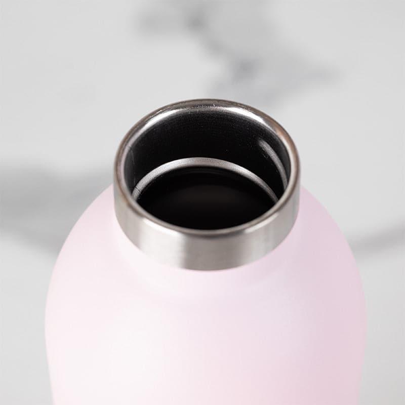 Bottle - Gradient 620 ML Hot & Cold Thermos Water Bottle (Pink & Grey) - Set Of Two