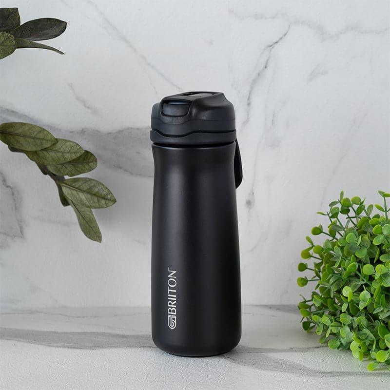 Buy H2O Splash 600 ML Hot & Cold Thermos Water Bottle (Black & Green) - Set Of Two Bottle from Vaaree