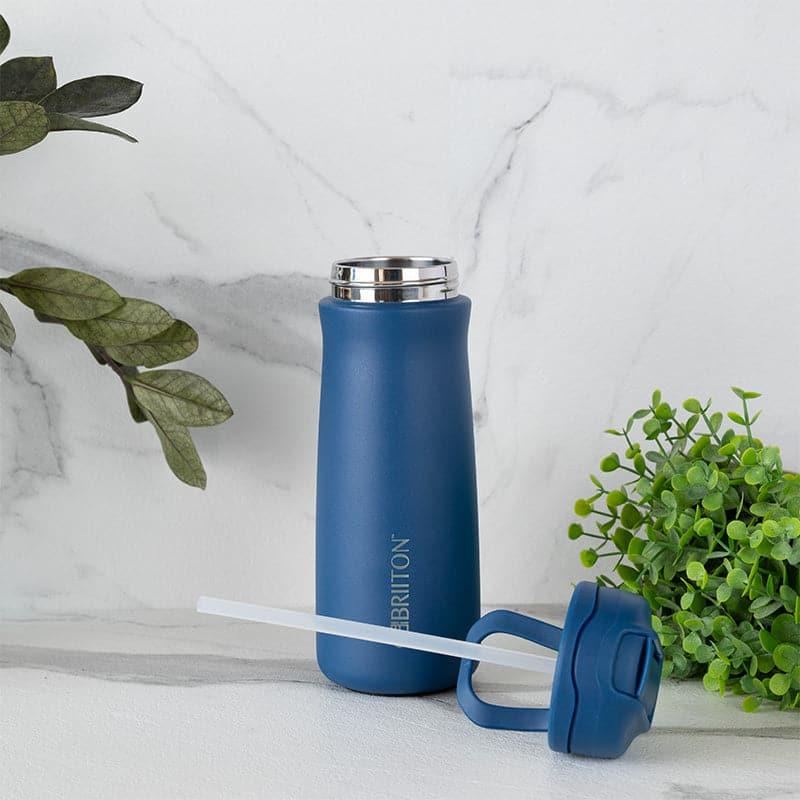 Buy H2O Splash Hot & Cold Thermos Water Bottle (Blue) - 600 ML Bottle from Vaaree