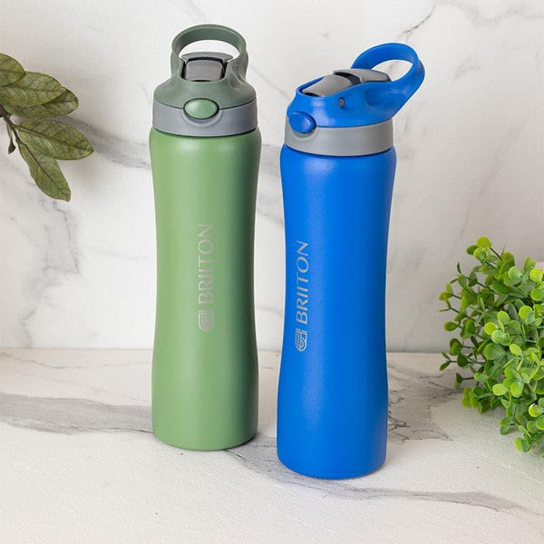 Bottle - Handy Quench 750 ML Hot & Cold Thermos Water Bottle (Green & Blue) - Set Of Two