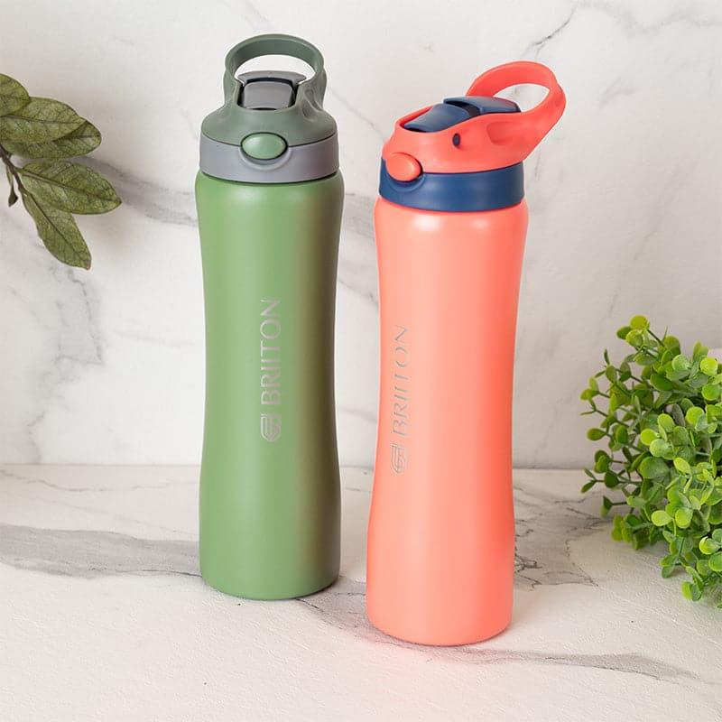 Buy Handy Quench 750 ML Hot & Cold Thermos Water Bottle (Green & Pink) - Set Of Two Bottle from Vaaree