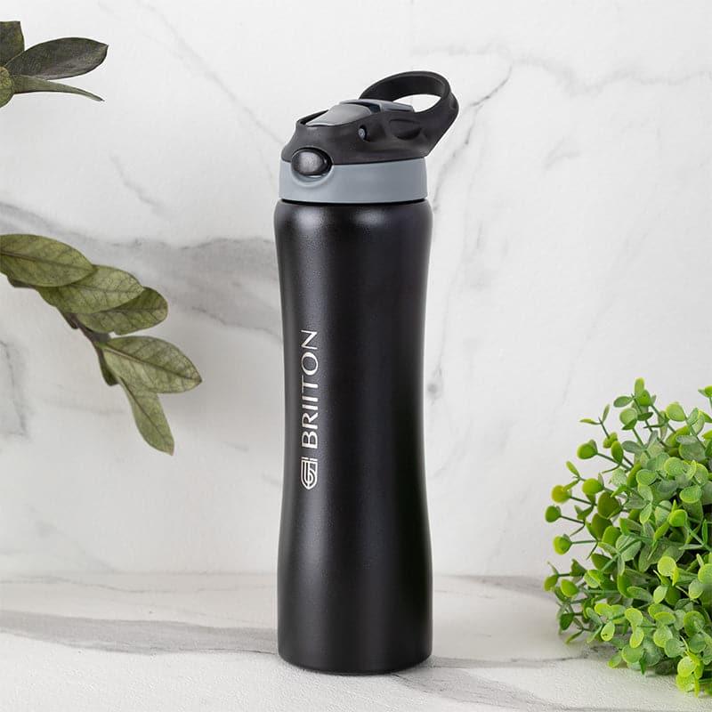 Bottle - Handy Quench Hot & Cold Thermos Water Bottle (Black) - 750 ML