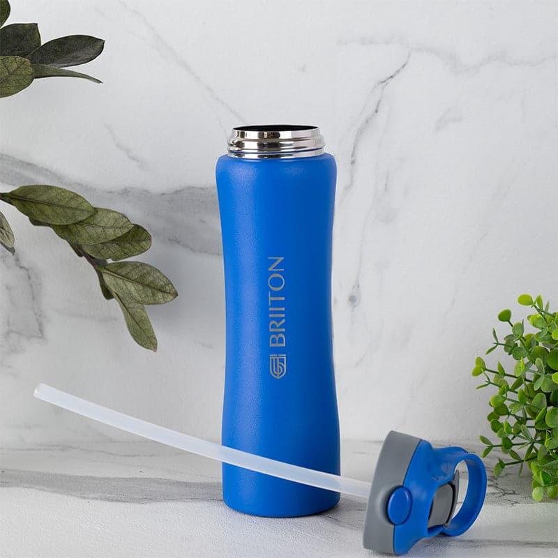 Bottle - Handy Quench Hot & Cold Thermos Water Bottle (Blue) - 750 ML