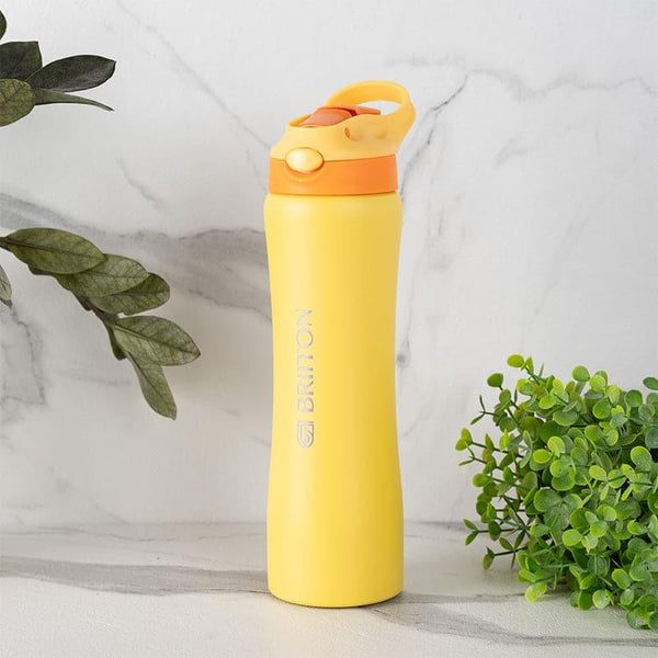 Bottle - Handy Quench Hot & Cold Thermos Water Bottle (Yellow) - 750 ML