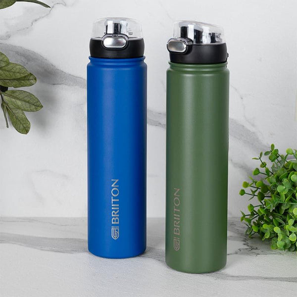 Bottle - Harpo Sip 750 ML Hot & Cold Thermos Water Bottle (Green & Blue) - Set Of Two