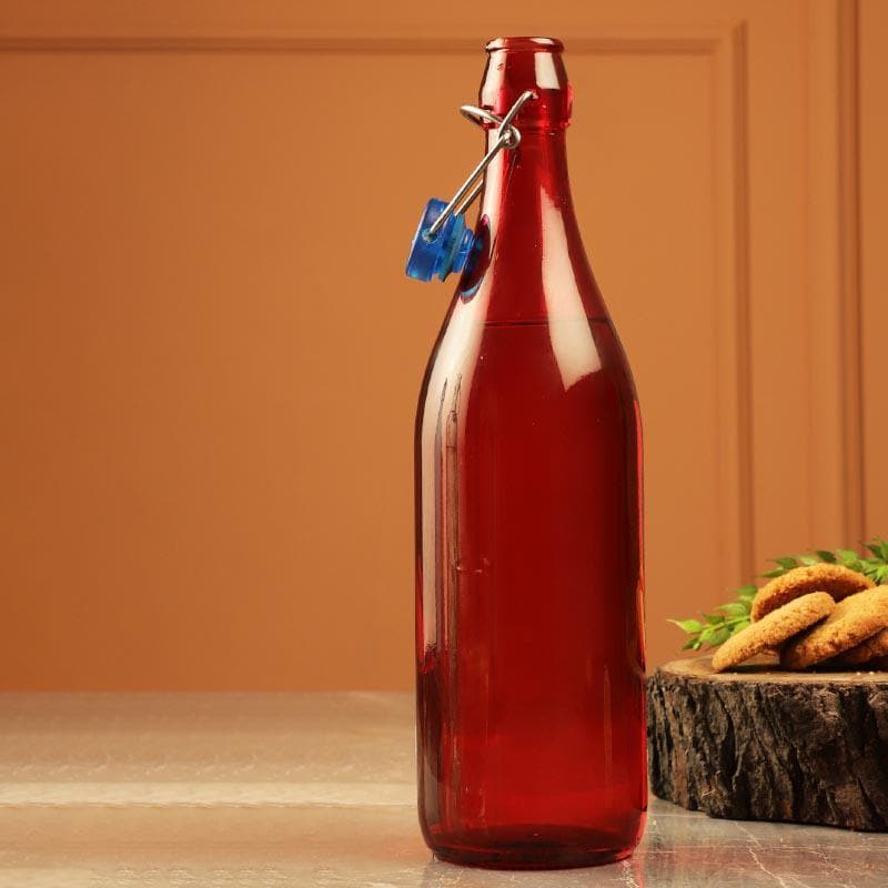 Bottle - Hippie Water Bottle - Red