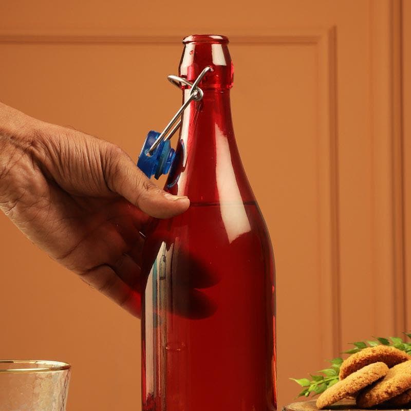 Bottle - Hippie Water Bottle - Red