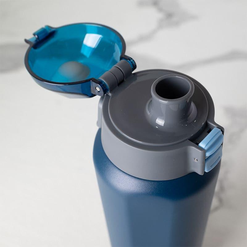 Buy Hydra Hue 650 ML Hot & Cold Thermos Water Bottle (Blue & Grey) - Set Of Two Bottle from Vaaree