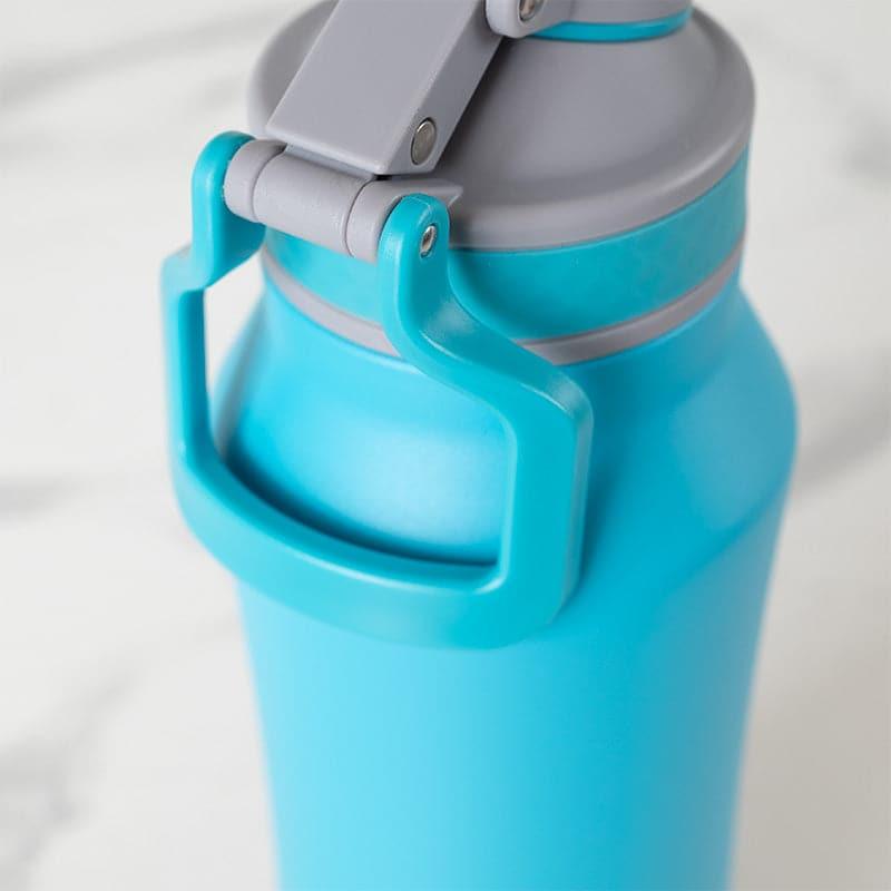 Bottle - Hydrate Wonder Hot & Cold Thermos Water Bottle (Blue) - 1000 ML